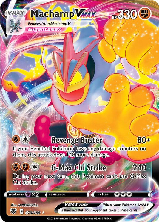 Machamp VMAX - 073/189 Ultra Rare SWSH10: Astral Radiance