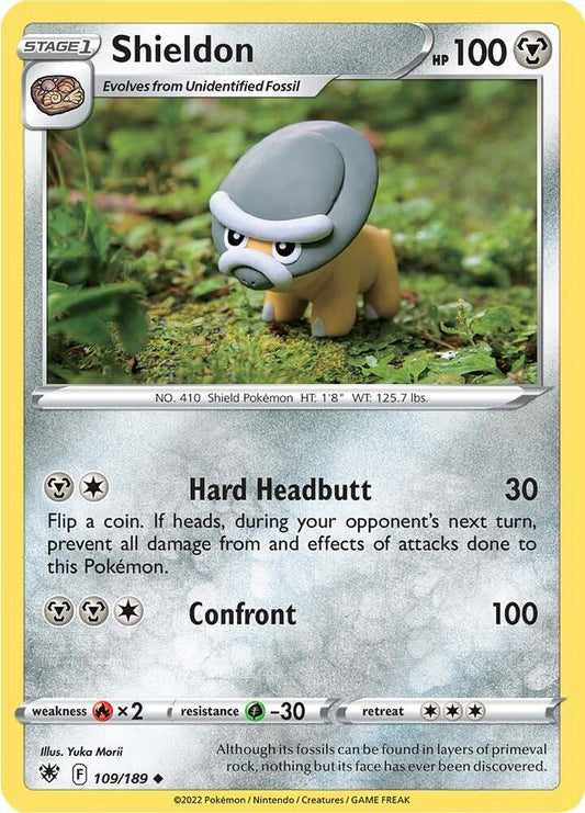 Shieldon 109/189 Uncommon Astral Radiance Pokémon card