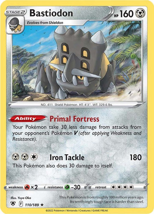 Bastiodon 110/189 Holo Rare Astral Radiance Pokémon card
