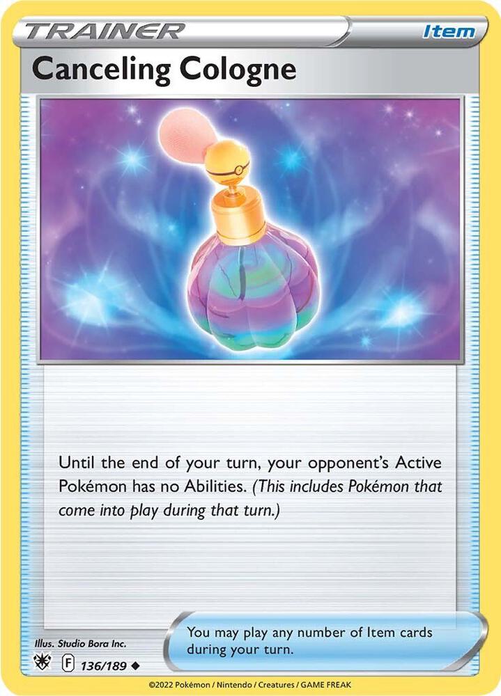Canceling Cologne 136/189 Uncommon Astral Radiance Pokémon card