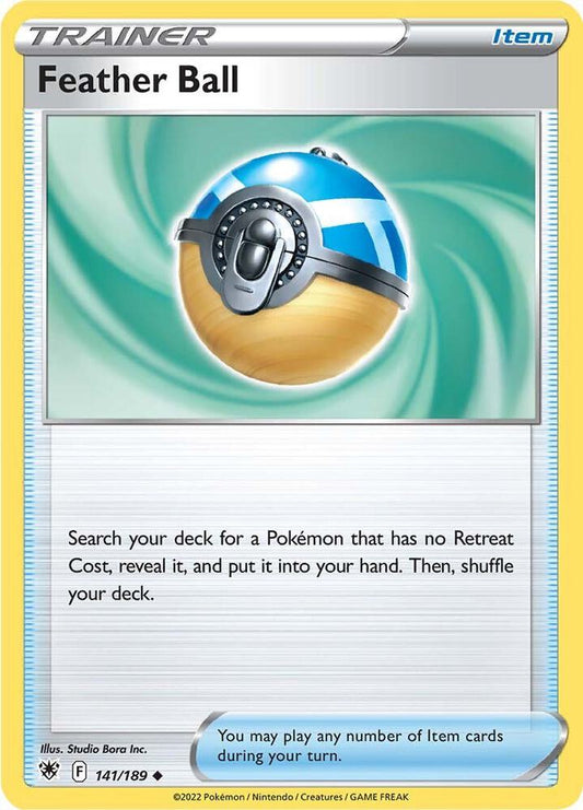Feather Ball 141/189 Uncommon Astral Radiance Pokémon card