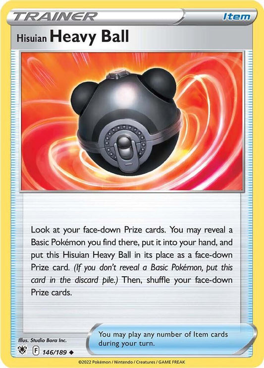 Hisuian Heavy Ball 146/189 Uncommon Astral Radiance Pokémon card