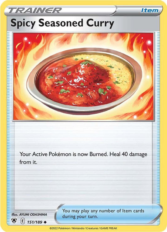 Spicy Seasoned Curry 151/189 Uncommon Astral Radiance Pokémon card