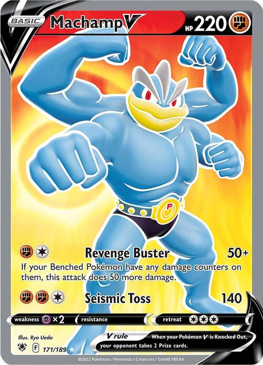 Machamp V (Full Art) 171/189 Ultra Rare Astral Radiance Pokémon card