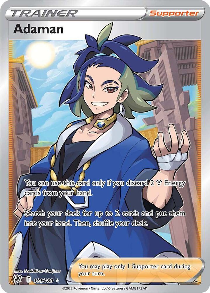 Adaman (Full Art) - 181/189 Ultra Rare SWSH10: Astral Radiance