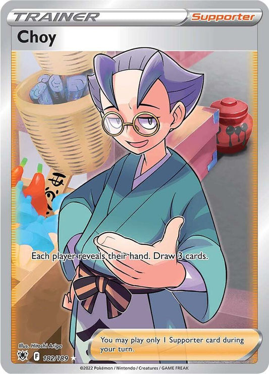 Choy (Full Art) 182/189 Ultra Rare Astral Radiance Pokémon card