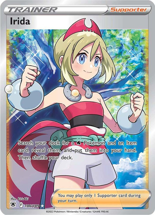Irida (Full Art) 186/189 Ultra Rare Astral Radiance Pokémon card