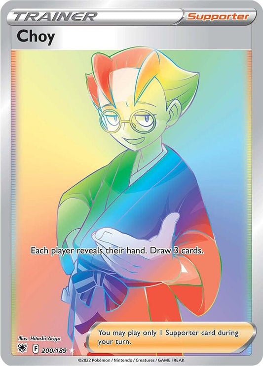 Choy (Secret) - 200/189 Secret Rare SWSH10: Astral Radiance