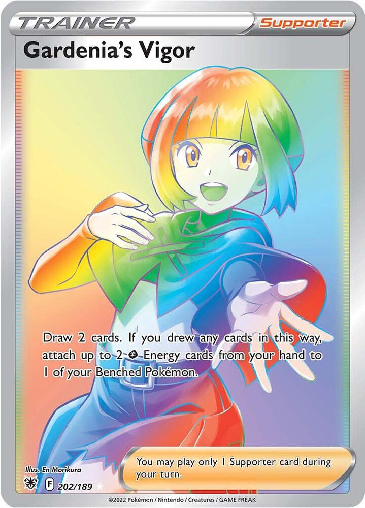 Gardenia's Vigor (Secret) 202/189 Secret Rare Astral Radiance Pokémon card