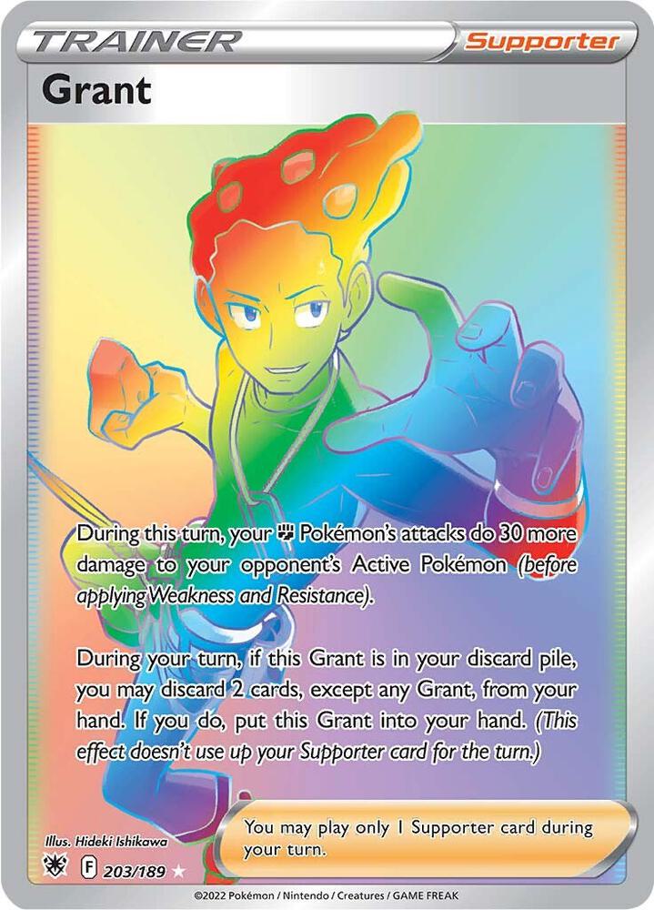 Grant (Secret) 203/189 Secret Rare Astral Radiance Pokémon card