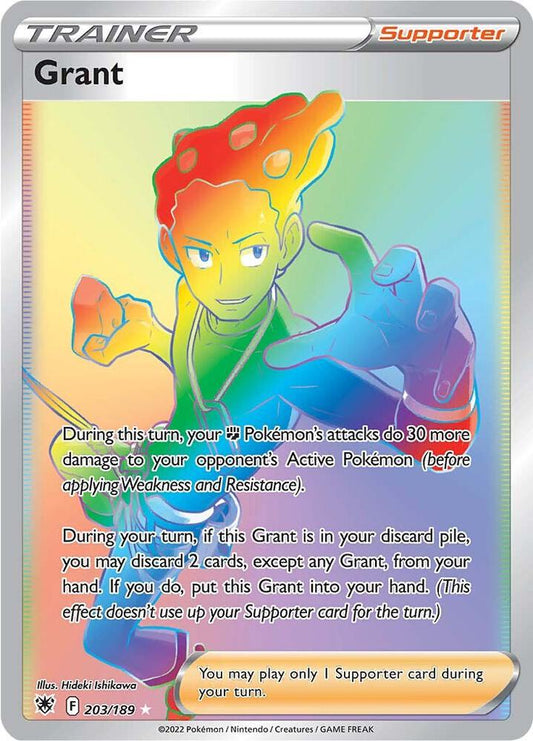 Grant (Secret) 203/189 Secret Rare Astral Radiance Pokémon card