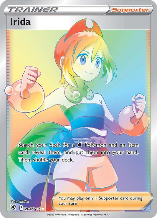 Irida (Secret) 204/189 Secret Rare Astral Radiance Pokémon card