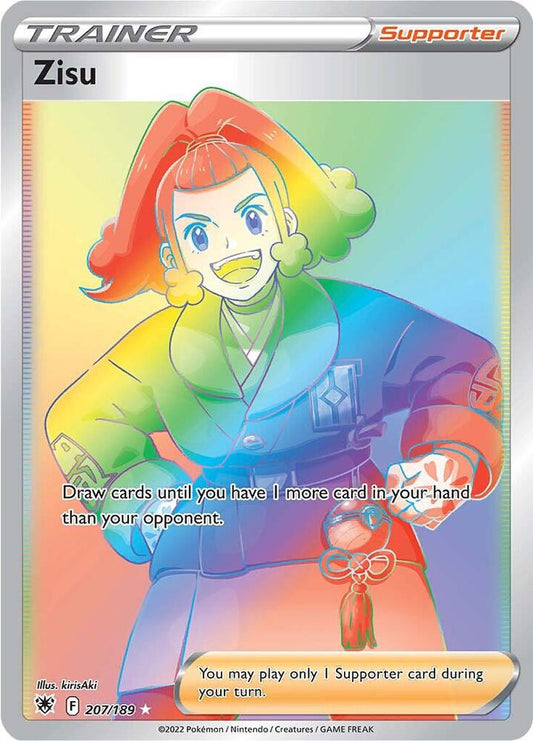Zisu (Secret) - 207/189 Secret Rare SWSH10: Astral Radiance
