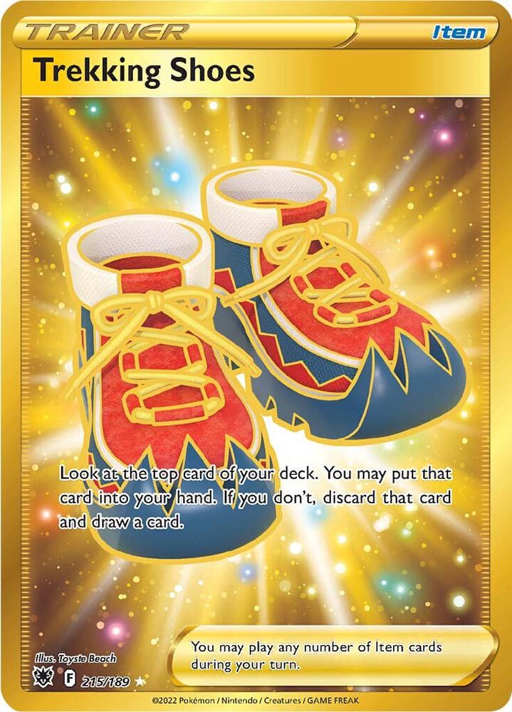 Trekking Shoes (Secret) 215/189 Secret Rare Astral Radiance Pokémon card