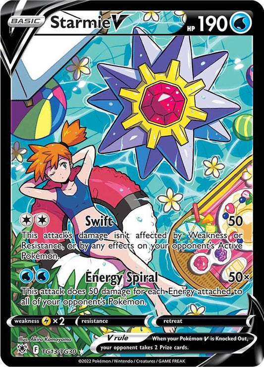 Starmie V TG13/TG30 Ultra Rare Astral Radiance Trainer Gallery Pokémon card