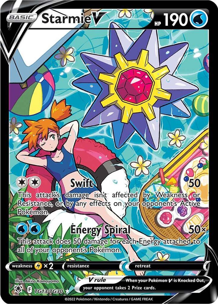 Starmie V TG13/TG30 Ultra Rare Astral Radiance Trainer Gallery Pokémon card