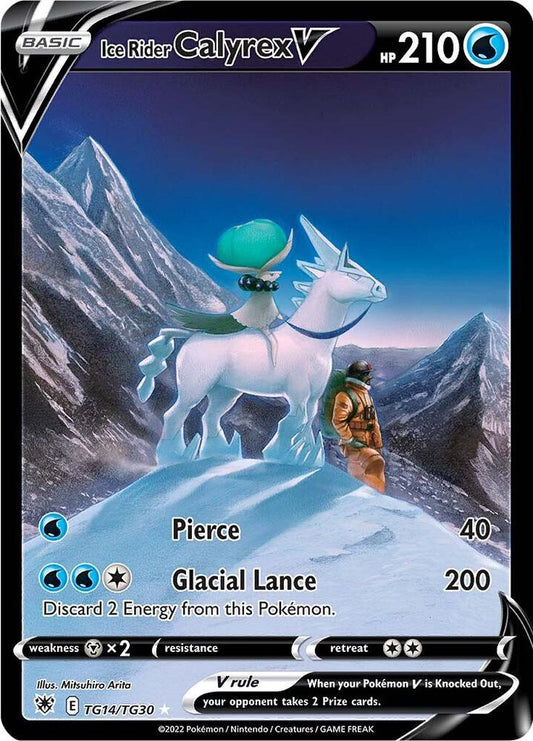 Ice Rider Calyrex V TG14/TG30 Ultra Rare Astral Radiance Trainer Gallery Pokémon card