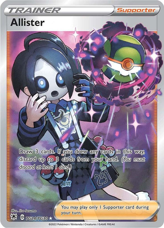 Allister TG24/TG30 Ultra Rare Astral Radiance Trainer Gallery Pokémon card
