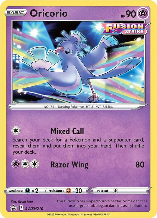 Oricorio - SWSH210 - SWSH210 Promo SWSH: Sword & Shield Promo Cards