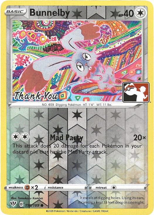 Bunnelby - 150/189 (Thank You Promo) 150/189 Promo Miscellaneous Cards & Products Pokémon card