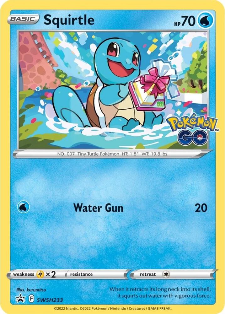 Squirtle - SWSH233 - SWSH233 Promo SWSH: Sword & Shield Promo Cards