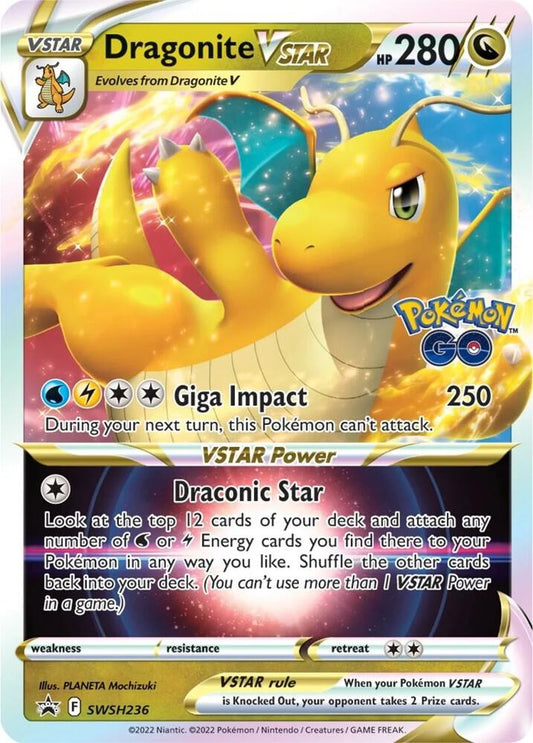 Dragonite VSTAR - SWSH236 SWSH236 Promo Sword & Shield Promo Cards Pokémon card