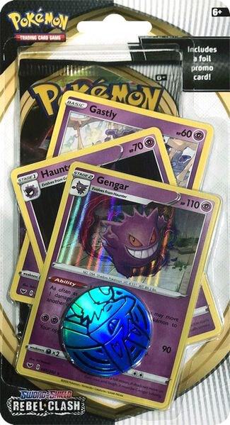 Rebel Clash Premium Checklane Blister [Gengar] - SWSH02: Rebel Clash