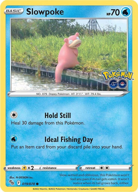 Slowpoke 019/078 Common Pokemon GO Pokémon card
