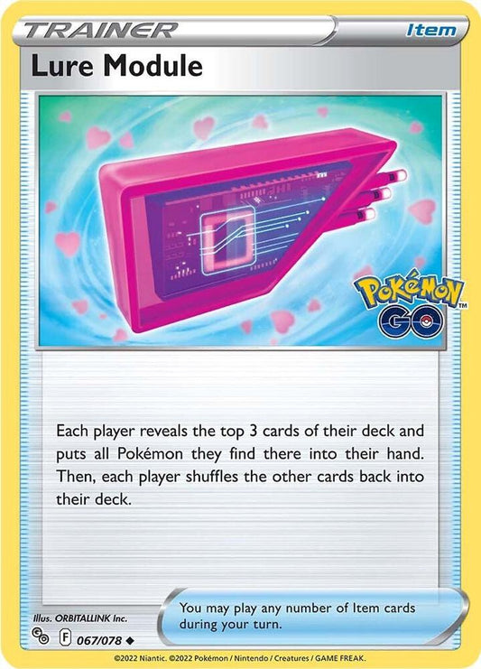 Lure Module 067/078 Uncommon Pokemon GO Pokémon card