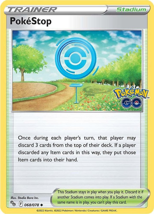 PokeStop 068/078 Uncommon Pokemon GO Pokémon card