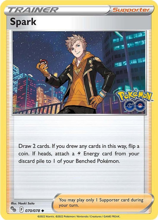 Spark 070/078 Uncommon Pokemon GO Pokémon card