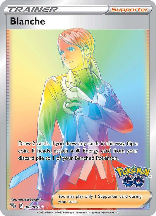 Blanche (Secret) 082/078 Secret Rare Pokemon GO Pokémon card