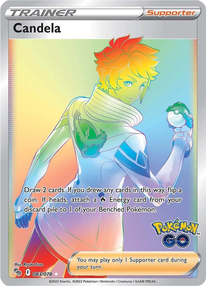 Candela (Secret) - 083/078 Secret Rare Pokemon GO