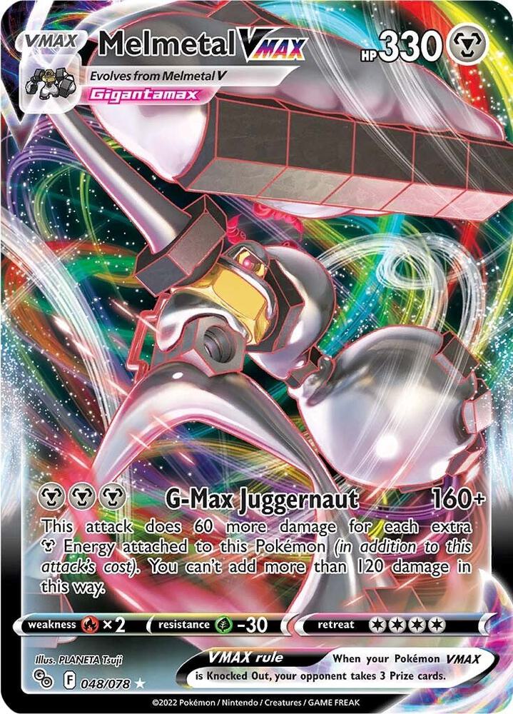 Melmetal VMAX 048/078 Ultra Rare Pokemon GO Pokémon card