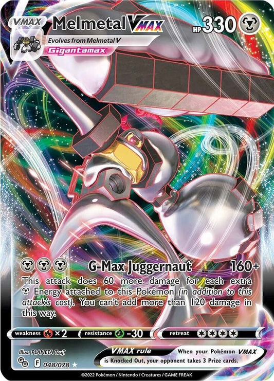 Melmetal VMAX 048/078 Ultra Rare Pokemon GO Pokémon card