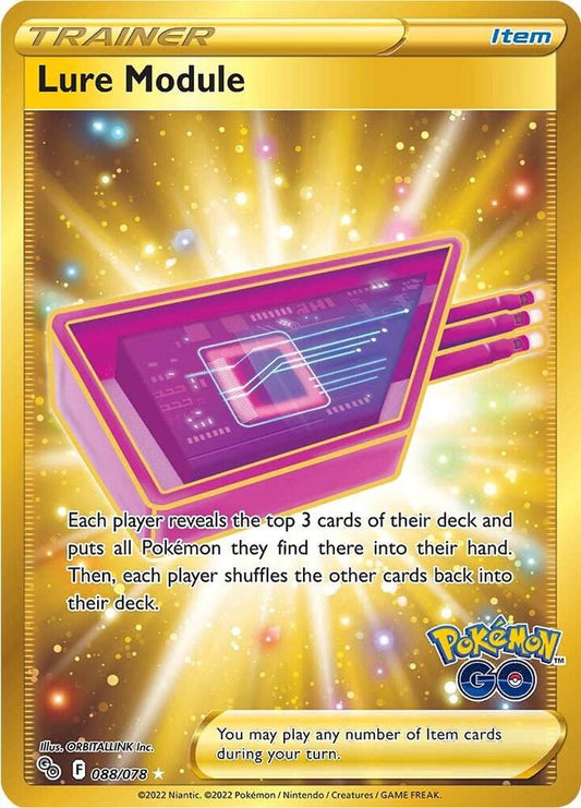 Lure Module (Secret) 088/078 Secret Rare Pokemon GO Pokémon card