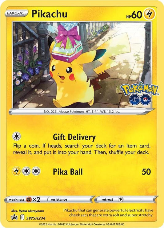 Pikachu - SWSH234 SWSH234 Promo Sword & Shield Promo Cards Pokémon card