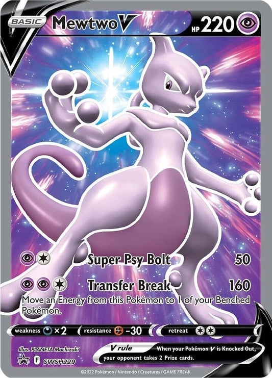 Mewtwo V - SWSH229 SWSH229 Promo Sword & Shield Promo Cards Pokémon card
