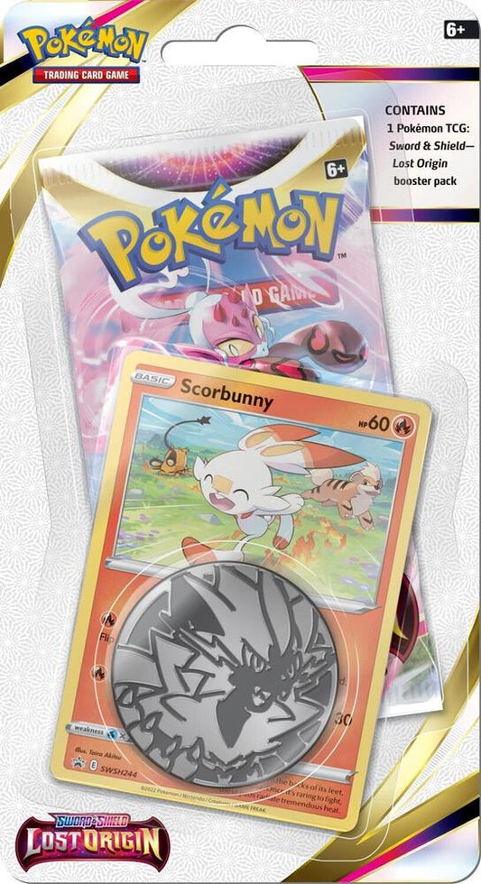Lost Origin Single Pack Blister [Scorbunny] Pokémon card