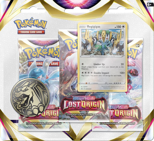 Lost Origin 3 Pack Blister [Regigigas] - SWSH11: Lost Origin