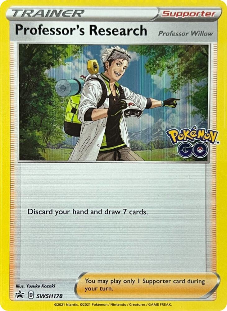 Professor's Research [Professor Willow] - SWSH178 SWSH178 Promo Sword & Shield Promo Cards Pokémon card
