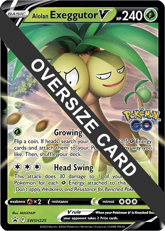 Alolan Exeggutor V - SWSH225 - SWSH225 Promo Jumbo Cards