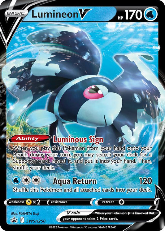 Lumineon V - SWSH250 - SWSH250 Promo SWSH: Sword & Shield Promo Cards