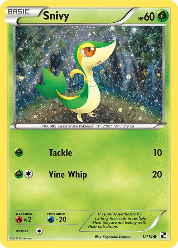 Snivy - 1/114 (Cosmos Holo) Promo Miscellaneous Cards & Products