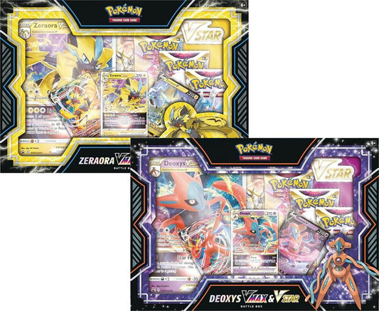 Deoxys/Zeraora VMAX & VSTAR Battle Box [Set of 2] Miscellaneous Cards & Products