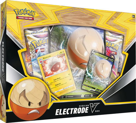 Hisuian Electrode V Box Fusion Strike Pokémon card