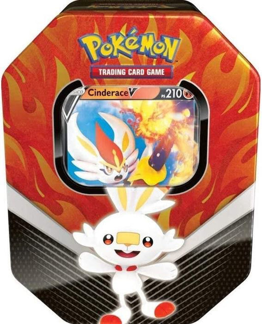 Galar Partners International Tin [Cinderace V] Sword & Shield Base Set Pokémon card