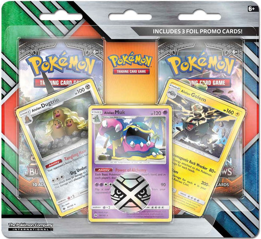 Enhanced 2-Pack Blister Pack [Alolan Dugtrio, Alolan Muk, & Alolan Golem] - Miscellaneous Cards & Products