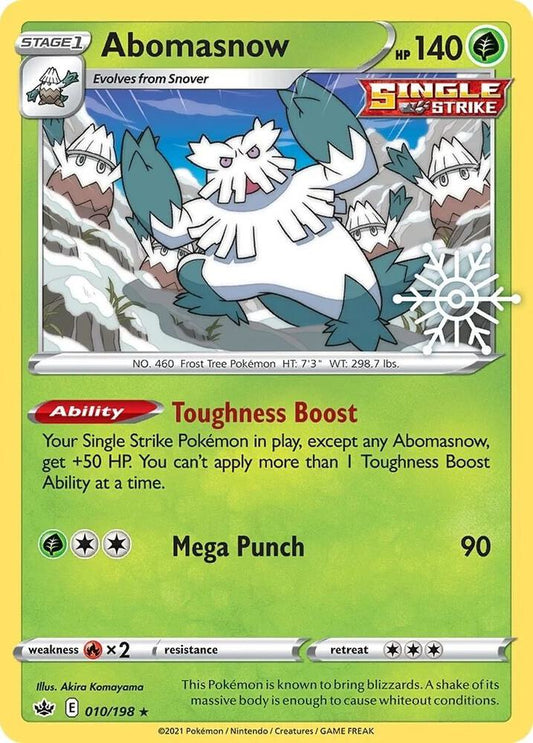Abomasnow - 010/198 (Holiday Calendar) Promo Miscellaneous Cards & Products