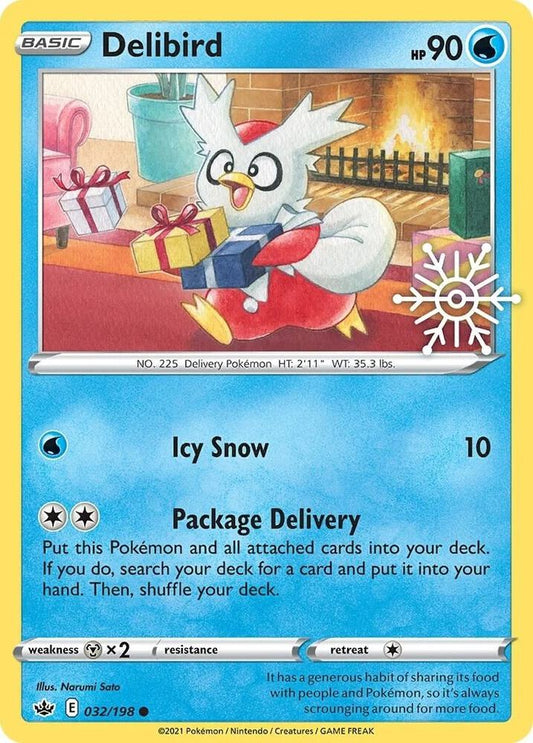 Delibird - 032/198 (Holiday Calendar) Promo Miscellaneous Cards & Products